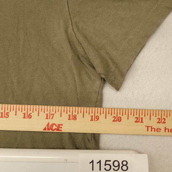 Adidas NYC Casual Crew Neck Short Sleeve Graphic T Shirt Mens Size M Olive - Picture 7 of 9